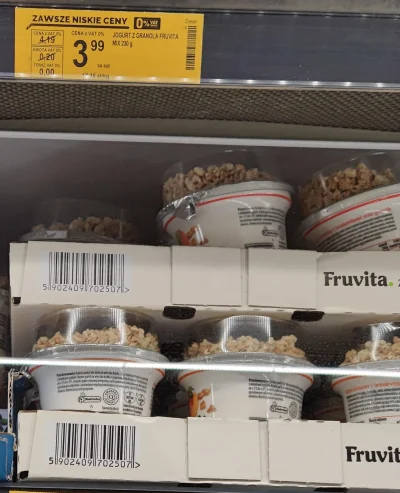 Neaopoliti - Nie tak dawno kupowałem jogurt z granolą fruvita za 2.49 zł, później pod...