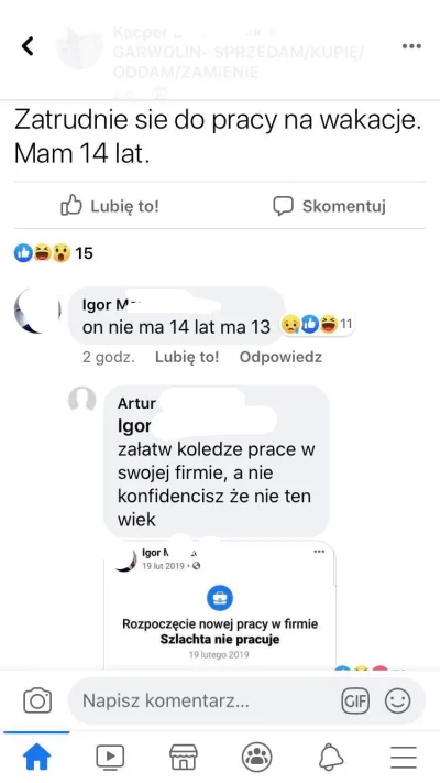 MATA-_- - Ma 13 lat i chce pracować śmiechu warte. #praca #heheszki #memy