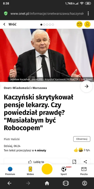 L.....a - Nic tak Polaka nie cieszy jak #!$%@? drugiemu bo ten się starał coś osiągną...