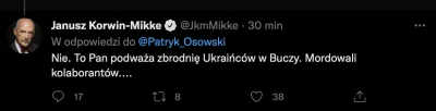 Kozajsza - Janusz Korwin Mikke po raz kolejny zarzuca Ukrainie zbrodnie wojenne w Buc...