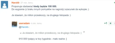 Harold- - @useradam: Ooo interesujące. Wiem, walnąłem się, ale poprawiłem. Ty widzę, ...