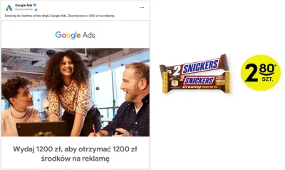 Ntn - Google, wydaj 2,80 zł aby otrzymać 2,80 zł na kupienie sobie batona bo zaczynas...