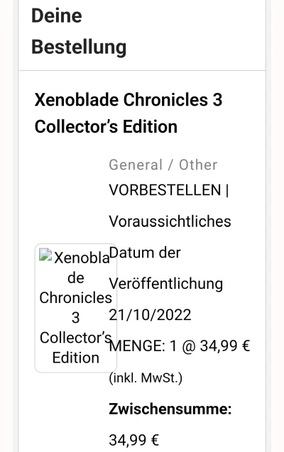 Maciek5000 - Udało się kupić kolekcjonerkę Xenoblade Chronicles 3, strona Nintendo po...