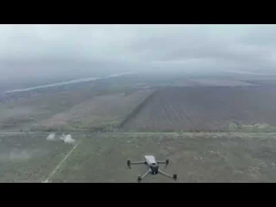 Lu7yn - Rosyjski Mavic zamierza staranować ukraińskiego drona, ale nie podumał ( ͡º ͜...