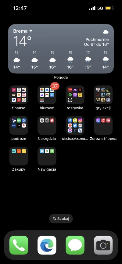 Depilator - Czy da się w #iphone zrobić tak aby folderami wypełnić tylko dolny pulpit...