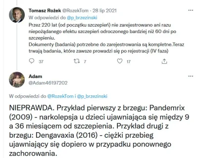 AdamProsty - @olIo: 

fajnie że wspominasz tego akwizytora szczepień, dla "wierzący...