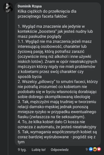 itsoverforme32445 - Brutalny #rzasapill 
To nie brzydki ryj jest powodem niepowodzeni...