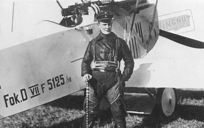 wfyokyga - Fokker D VII i Hermann Wilhelm Göring, który był asem myśliwskim podczas I...