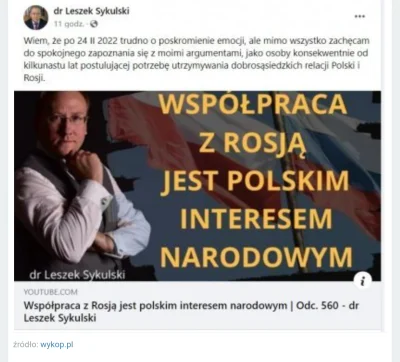 MajorParowa - @Skorvez957: Sykulski, idol prawicowego szamba.