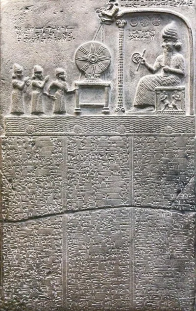 Loskamilos1 - Tablica Shamash to obiekt odkryty w miejscu dawnego babilońskiego miast...