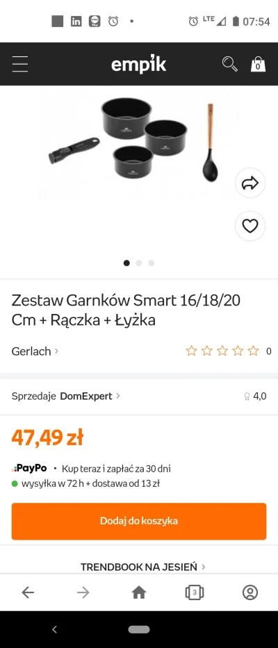 369zszywek - W co bawi się Empik i po co?
Szukam aktualnie garnków. Wczoraj ku mojemu...