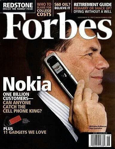 4ntymateria - Nokia na okładce Forbesa: „Czy ktokolwiek jest w stanie dogonić króla t...