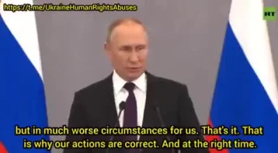 Kodzirasek - Szachy 30D

Putin daje jasną odpowiedź, dlaczego rozpoczął Specjalną O...