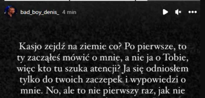 Delfin69 - > No i to denis go zaczał zaczepiać

@essos: jaki sens dla niego iść na ...