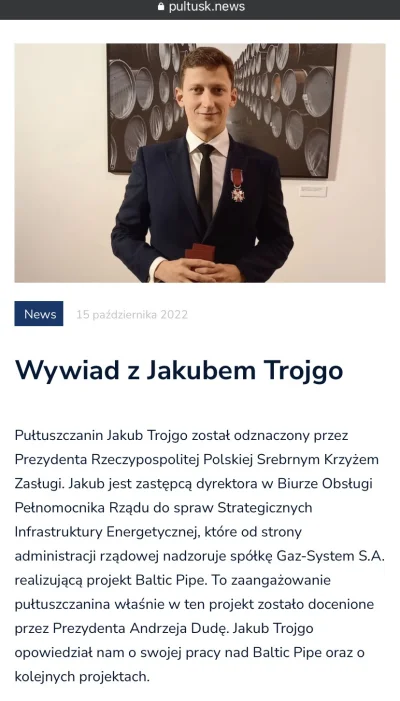 sklerwysyny_pl - Nowy Obajtek?
 A.D.: Pewnie czekają już kolejne zadania do realizacj...