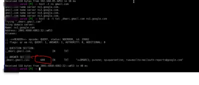 malpi - @Maoo: pokaż mi jeszcze TTL dla tego rekordu dmarc.

Polecenie: host -a -t ...