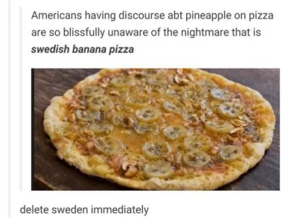 I.....t - @lorddonovan: I wtem pojawia się ona: Banana curry pizza ( ͡° ͜ʖ ͡°)