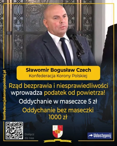 Imperator_Wladek - Sławomir Bogusław Czech jest powiązany z Grzegorzem Braunem. Niesa...