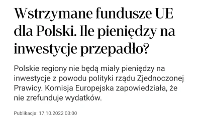 jaroty - Już nie tylko KPO i polityka spójności, ale WSZYSTKIE fundusze dla Polski zo...