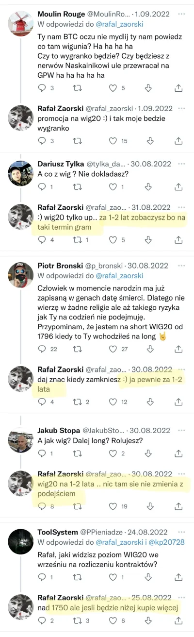 Ktoretojuz_konto - Macie zebrane kilka wypowiedzi Rafałka. W sierpniu i wrześniu suge...