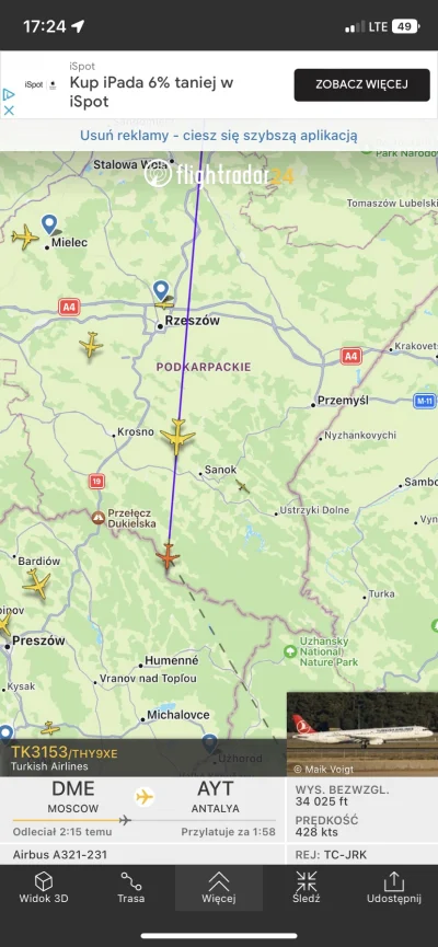 Copperhead - Takie tam se latanie z kacapami na polskim niebie #flightradar24 #rosja