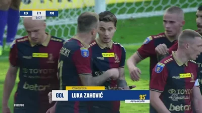 D.....r - Rekord Bielsko-Biała 2:[3] Pogoń Szczecin - Luka Zahovič hat-trick

#mecz...