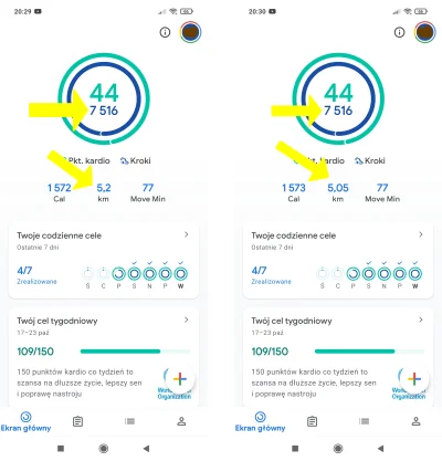 DreqX - Jak Google Fit liczy te kroki/kilometry?
Pokazuje 7516 kroków i 5,2km. Przec...