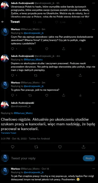 PlejBania - Gdzie pracuje Jakub Andrzejewski? "Chwilowo nigdzie' XD