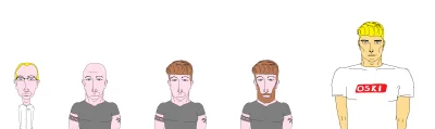 st00ley - Hairmaxxing i beardmaxxing ( ͡° ͜ʖ ͡°) (oski dla porównania)
#przegryw #bl...