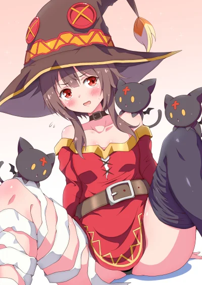 LatajacaPapryka512 - #randomanimeshit #konosuba #megumin #anime #chomusuke