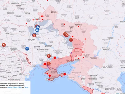 pan-violaceus - Co oznacza ten jasny czerwony kolor na terenach r0sji? #wojna #ukrain...