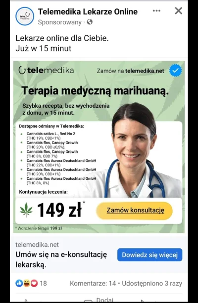 ItsZaczi - Próbował ktoś recepty online na medyczne THC? To jakiś wałek czy faktyczni...