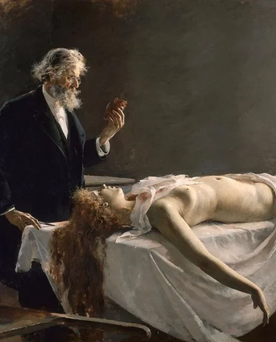 kaosha - #sztuka #art #obrazy #malarstwo
Enrique Simonet
Anatomia Serca
1890