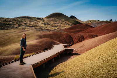 kej-ti - Painted Hills Overlook Trail (1/2 mile)
Z tego miejsca można udać się na kr...