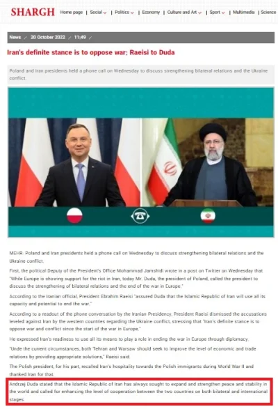 ArtyzmPoszczepienny - Grubo! 
"Andrzej Duda oświadczył, że Islamska Republika Iranu ...