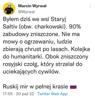 Andreth - Wiem, że Wyrwał lubi dramatyzować, ale nie sądzę, by sobie to zmyślił. Tam ...