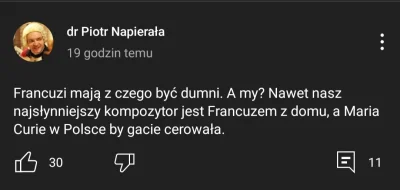 K.....a - Pan doktor rehabilitowany pałuje bardziej do Francji niż Bartosiak do Chin....