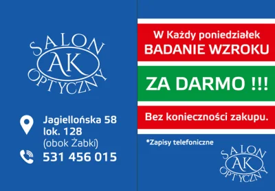 AK-Optyk-Warszawa - Witam,

rozdają :)!!! 

Spośród osób plusujących wylosuję 29....