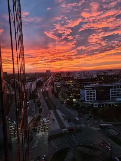 Hydrargyrum - To zachód słońca z warsaw unit fotografowanego przez opa.