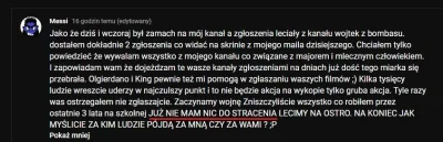 chopecek - @pyczasty: Wiadomo było że przeprosi prywatnie za szczekanie na społecznoś...