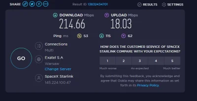 Lord_Hunter - @grubyportfel: max to jest właśnie do 4Mbps xD a właśnie wjechał starli...