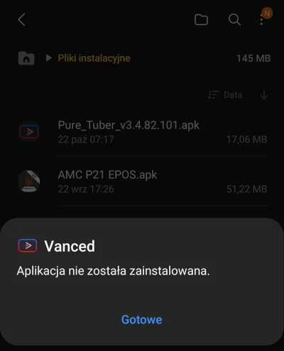 Laszl0 - Próbuję zainstalować Vanced, ale telefon nie chce. Ktoś pomoże?
#youtube #i...