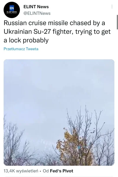 mirek_86 - #ukraina 




https://twitter.com/ELINTNews/status/1583763760883281921?t=n...