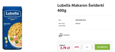 widmo82 - Lubella zamiast podnieść ceny, obniżyła wagę opakowań wielu makaronów z 500...