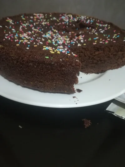 itaktegoniezapamietasz - Moje pierwsze w życiu ciasto. Ciasto czekoladowe (zakalec) a...