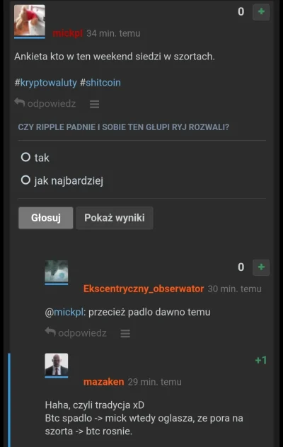 mazaken - @kexus512: taaa, pieniadze xD

Ja wpadlem tylko sobie zanotowac, ze wpis ...