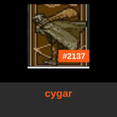 b.....s - @cygar: to Ty zajmujesz dzisiaj miejsce #2137 w rankingu! 
#codzienny2137mi...