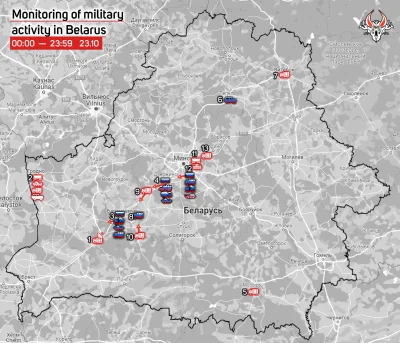 IdillaMZ - Aktywnośc wojskowa na Białorusi wczoraj.
Operacja próby odciągania lepszy...