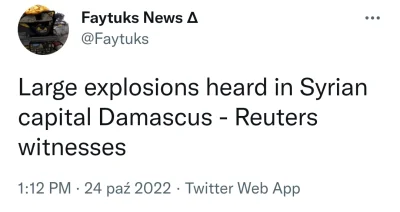 waro - Izrael znowu zaatakował cele w Damaszku i wygląda na to, że coraz aktywniej wł...