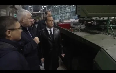 wshk - > Dmitrij #Miedwiediew przez prowadził inspekcję Uralwagonzawod w Niżnym Tagil...